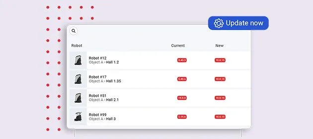 Automatische Updates von Robotern
