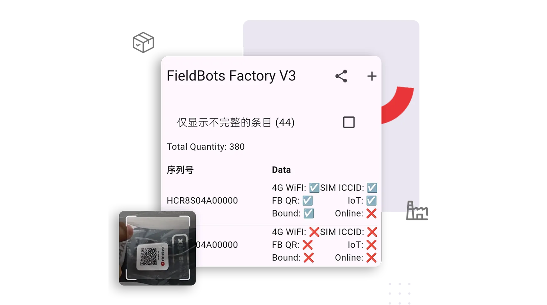 Application FieldBots pour les usines