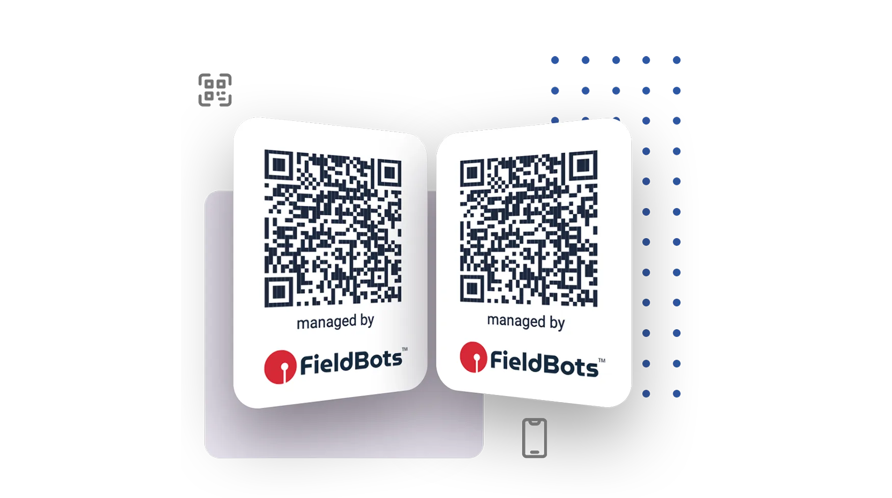 Codes QR FieldBots Connect Plus