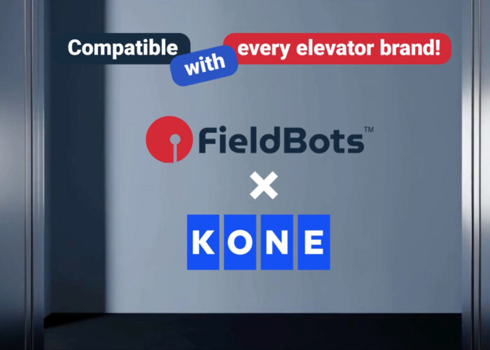 FieldBots and KONE bring elevator access to cleaning robots